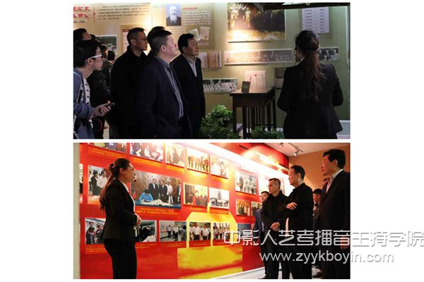 臺南藝術大學音樂學院院長鄭德淵一行參觀校史館